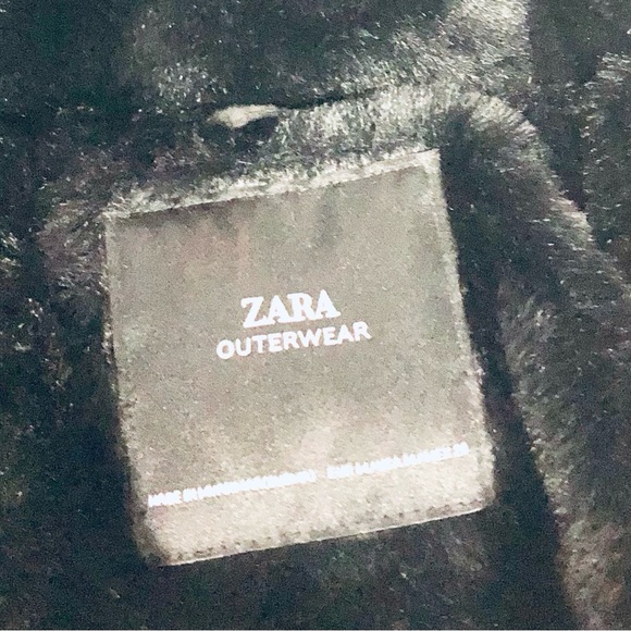 NWT. ZARA OUTERWEAR BLACK WOMENS WINTER PUFFER COAT SIZE M !! - Picture 14 of 14
